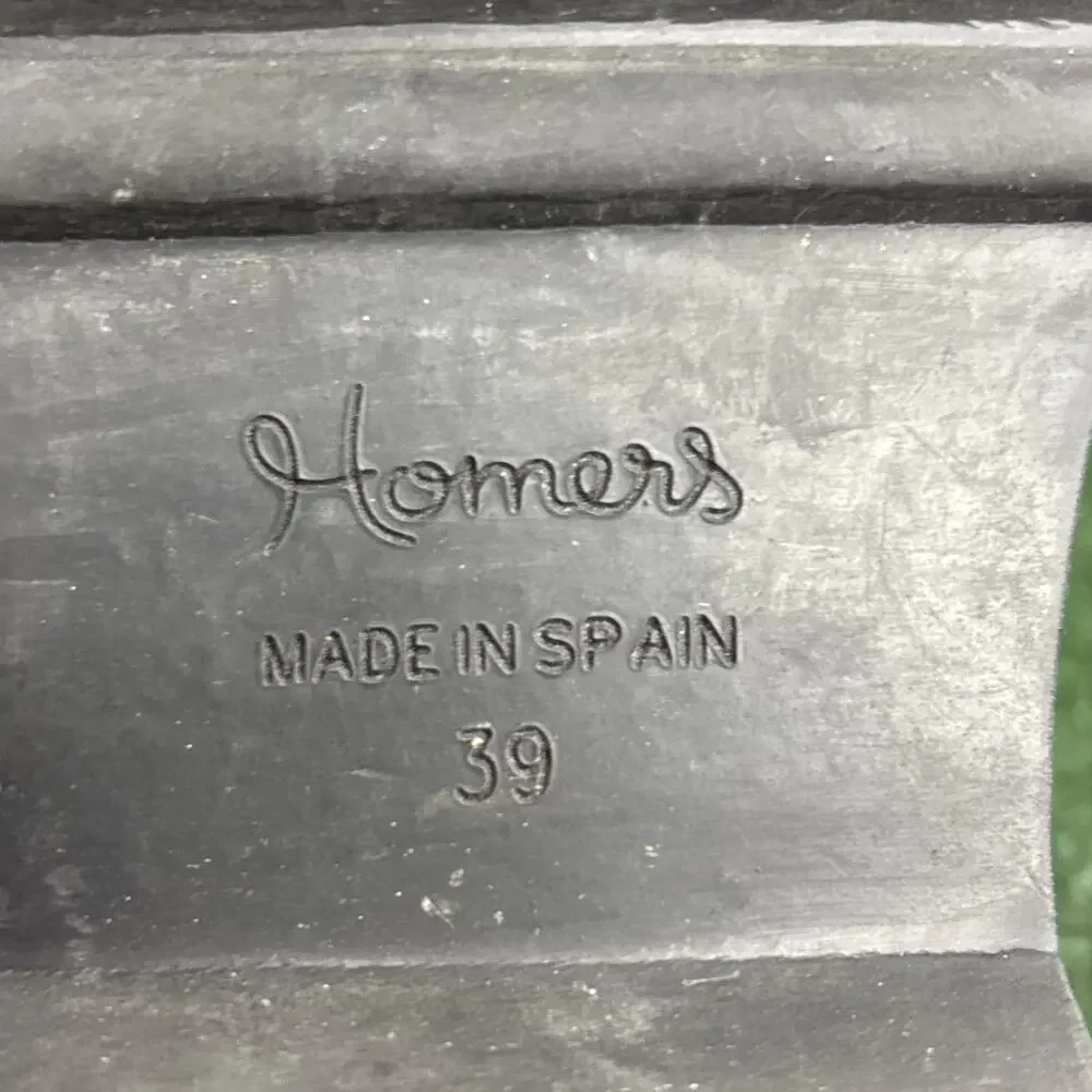Homers Artisan Women’s 39 / 9 Platform Chunky Derby Made In Spain